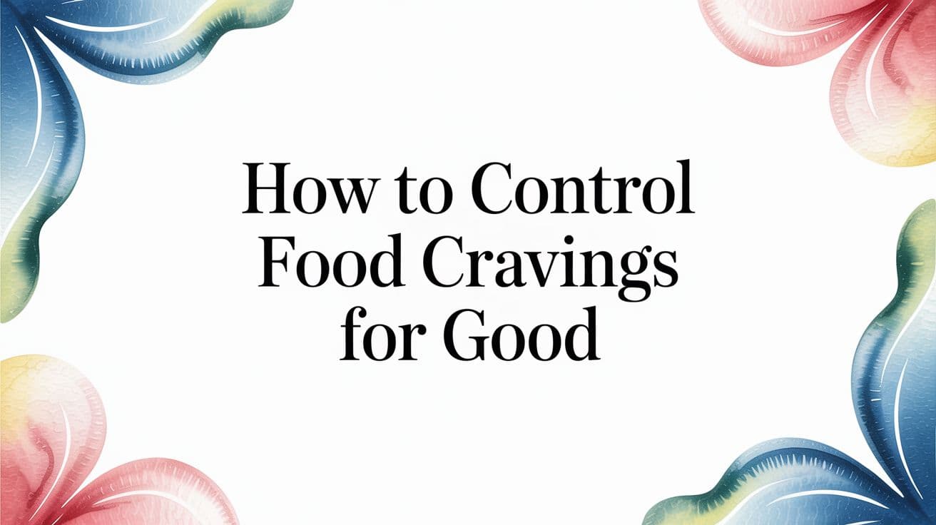 How to Control Food Cravings for Good